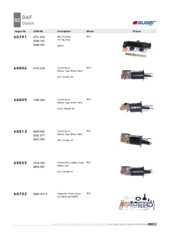 AUGER for buses DAF