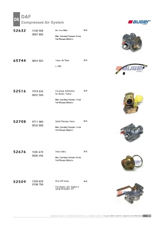 AUGER for buses DAF