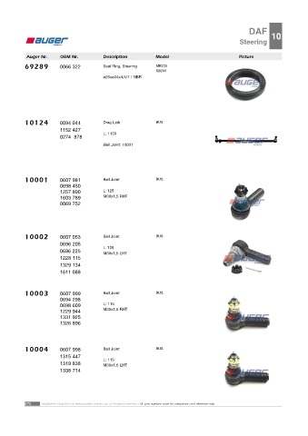 AUGER for buses DAF