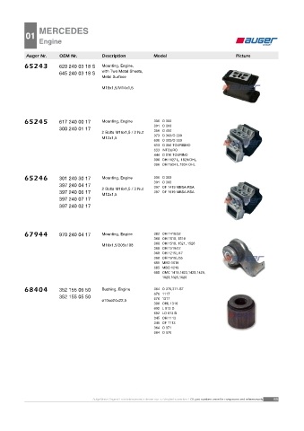 AUGER for buses MERCEDES