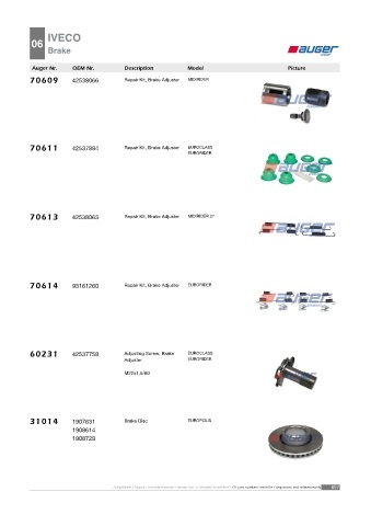 AUGER for buses IVECO