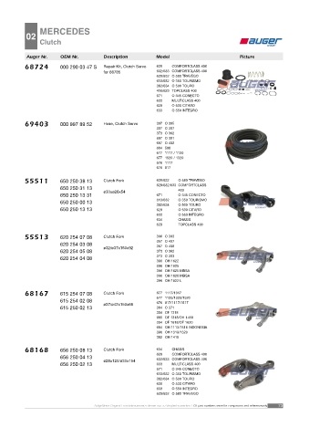 AUGER for buses MERCEDES