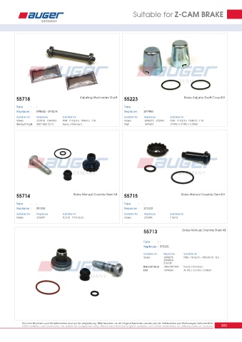 Spare parts for cars and trucks