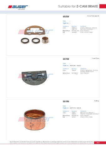 Spare parts for cars and trucks