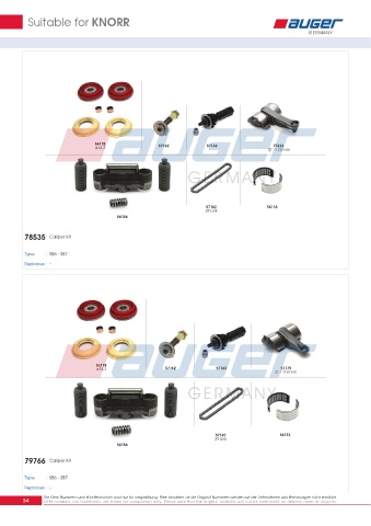 Spare parts for cars and trucks