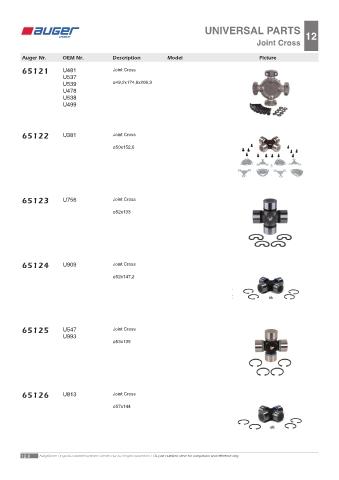 Spare parts OEM cross-references