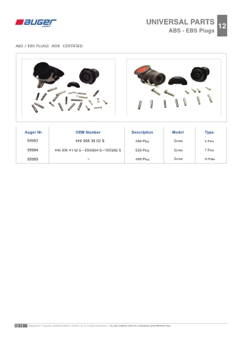 Spare parts OEM cross-references