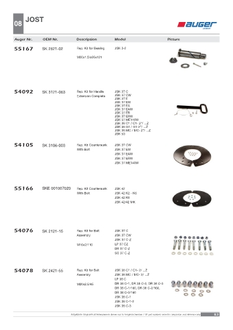 Spare parts OEM cross-references