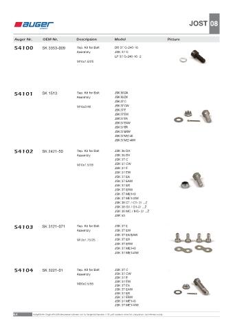 Spare parts OEM cross-references