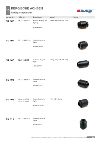 Spare parts OEM cross-references