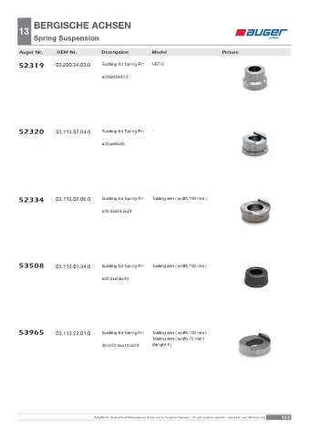 Spare parts OEM cross-references