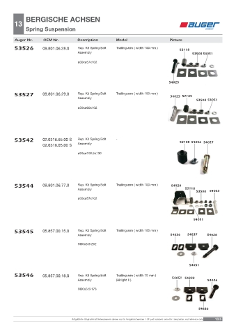 Spare parts OEM cross-references