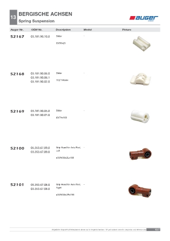 Spare parts OEM cross-references