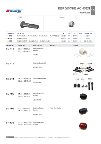 Spare parts OEM cross-references