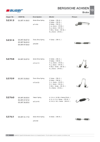 Spare parts OEM cross-references