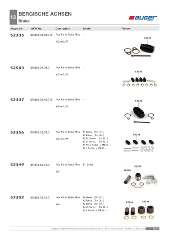 Spare parts OEM cross-references