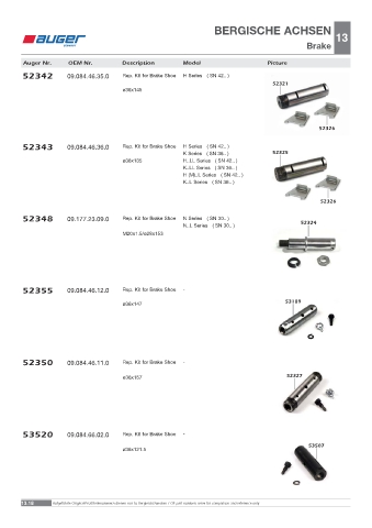 Spare parts OEM cross-references