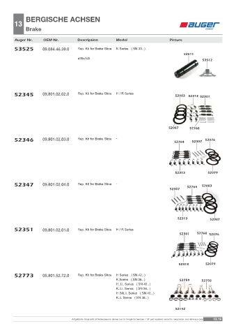 Spare parts OEM cross-references