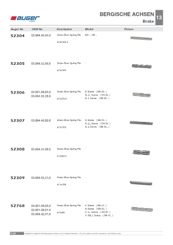 Spare parts OEM cross-references