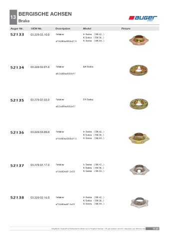 Spare parts OEM cross-references