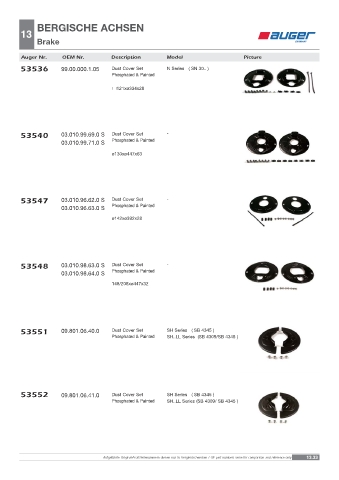 Spare parts OEM cross-references