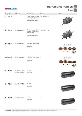 Spare parts OEM cross-references