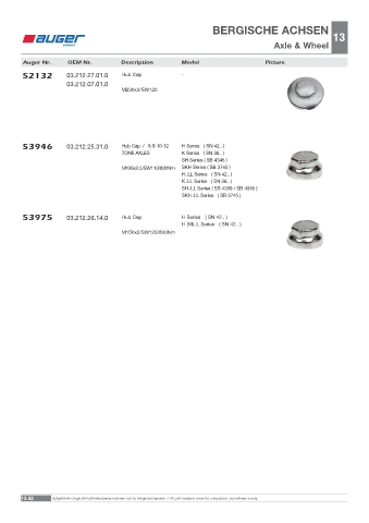 Spare parts OEM cross-references