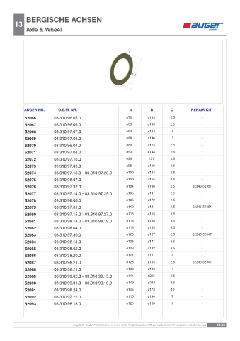 Spare parts OEM cross-references