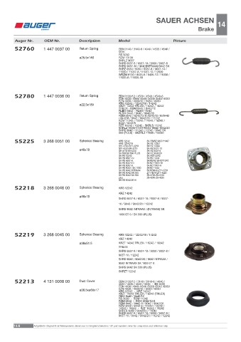 Spare parts OEM cross-references