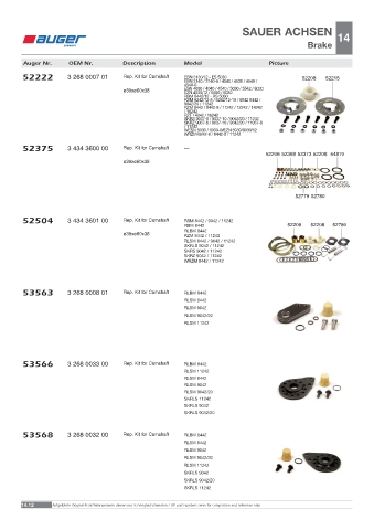 Spare parts OEM cross-references