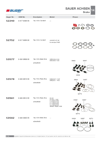 Spare parts OEM cross-references