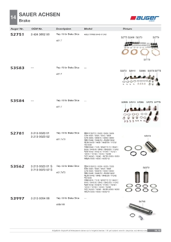 Spare parts OEM cross-references