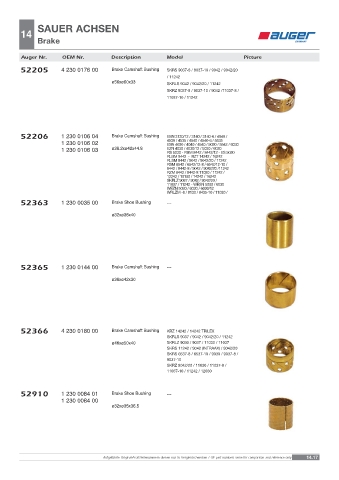 Spare parts OEM cross-references