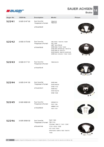 Spare parts OEM cross-references