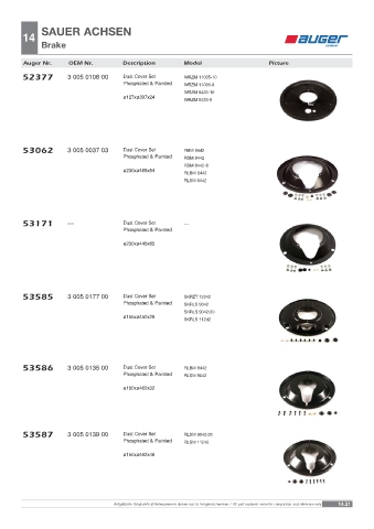 Spare parts OEM cross-references