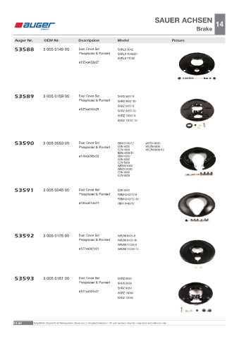 Spare parts OEM cross-references