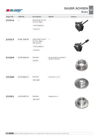 Spare parts OEM cross-references