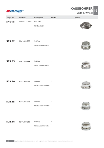 Spare parts OEM cross-references