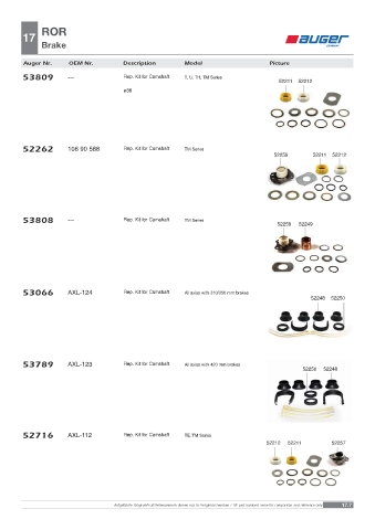 Spare parts OEM cross-references