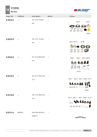 Spare parts OEM cross-references