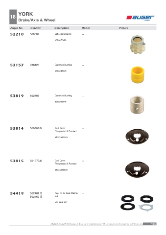 Spare parts OEM cross-references