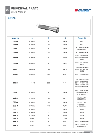 Spare parts OEM cross-references