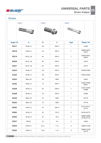 Spare parts OEM cross-references