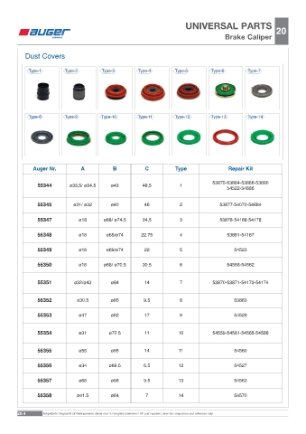 Spare parts OEM cross-references