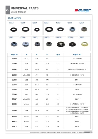 Spare parts OEM cross-references