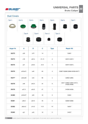 Spare parts OEM cross-references