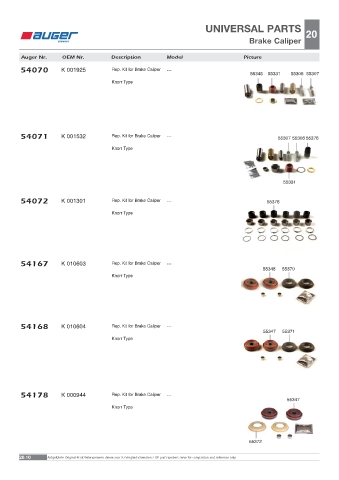 Spare parts OEM cross-references