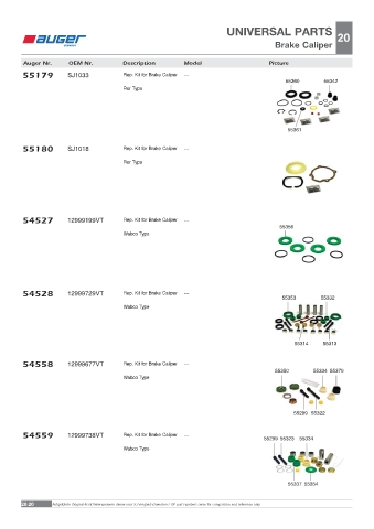 Spare parts OEM cross-references