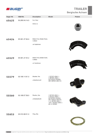 Spare parts OEM cross-references