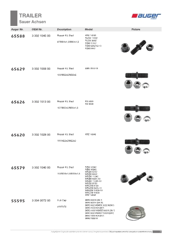 Spare parts OEM cross-references